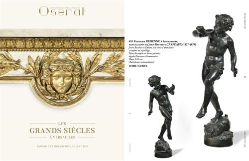 Sculture in bronzo 'Satiri che suonano e danzano'